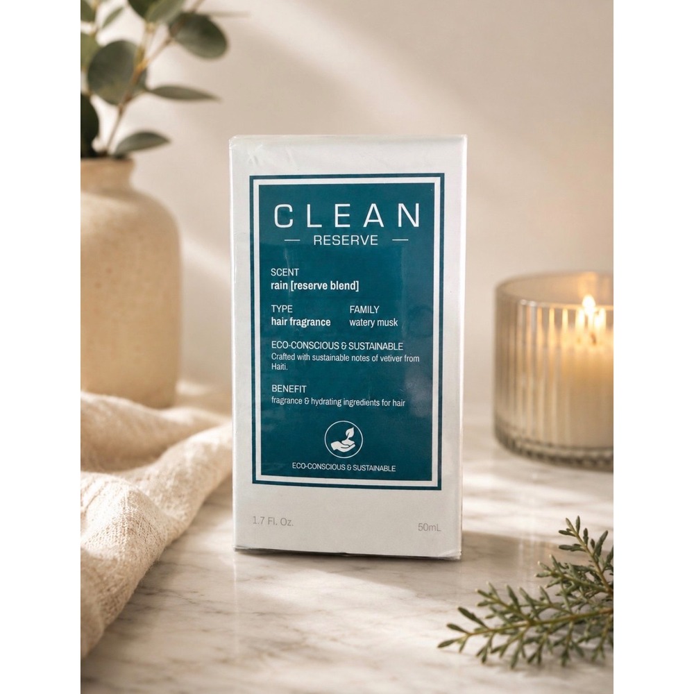 Clean‎ Reserve Rain Reserve Blend Hair Fragrance 1.7 oz 50ml New NIB Watery Musk